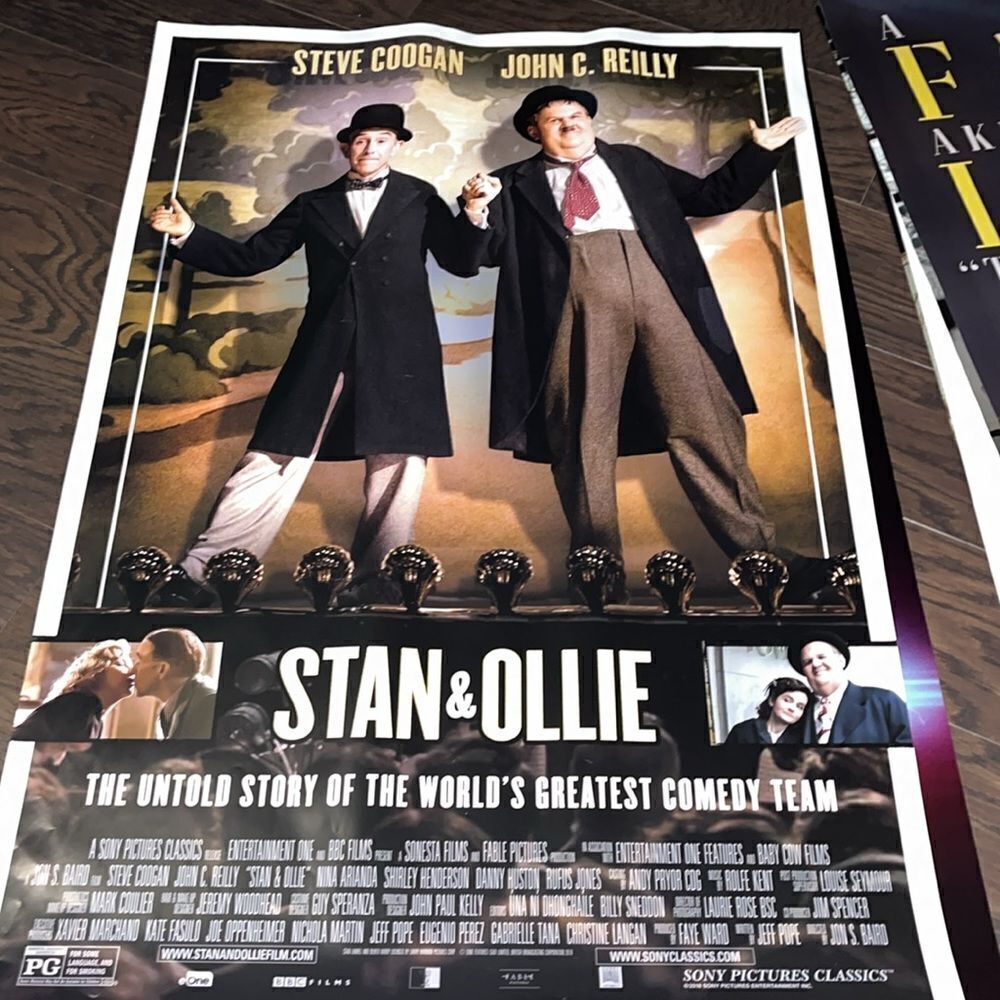 Stan & Ollie theatre promotional 27x 39” Movie Poster Steve Coogan John C Reilly
